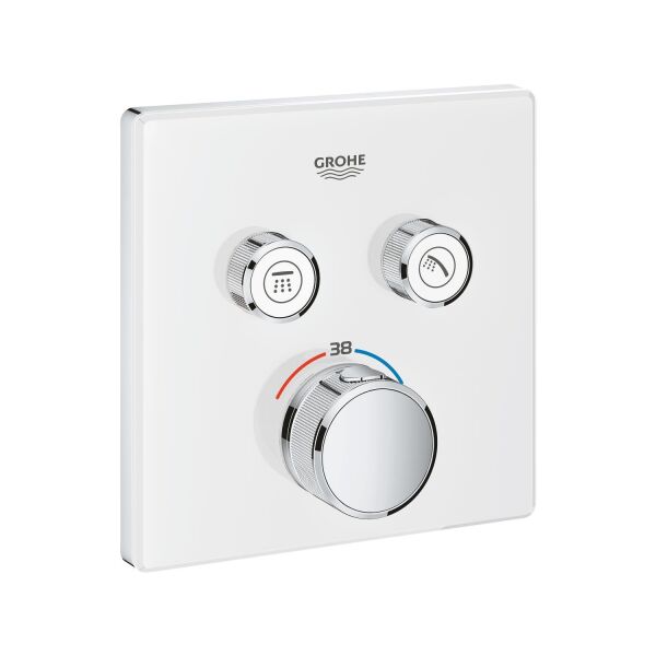 Grohe Grohtherm Smartcontrol Çift Valfli Akış Kontrollü, Ankastre Termostatik Duş Bataryası 29156LS0