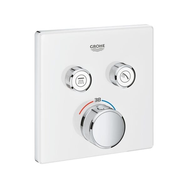 Grohe Grohtherm Smartcontrol Çift Valfli Akış Kontrollü, Ankastre Termostatik Duş Bataryası 29156LS0