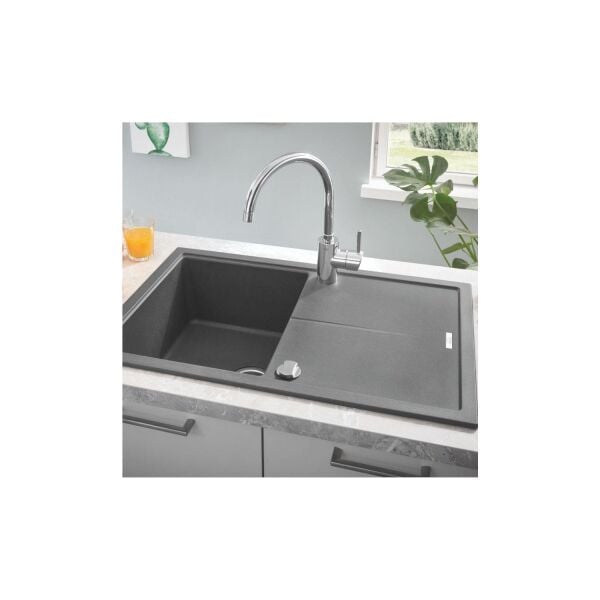 Grohe K500 Kuvars Kompozit Eviye 50 -C 86/50, Granit Gri Rengi - 31644At0