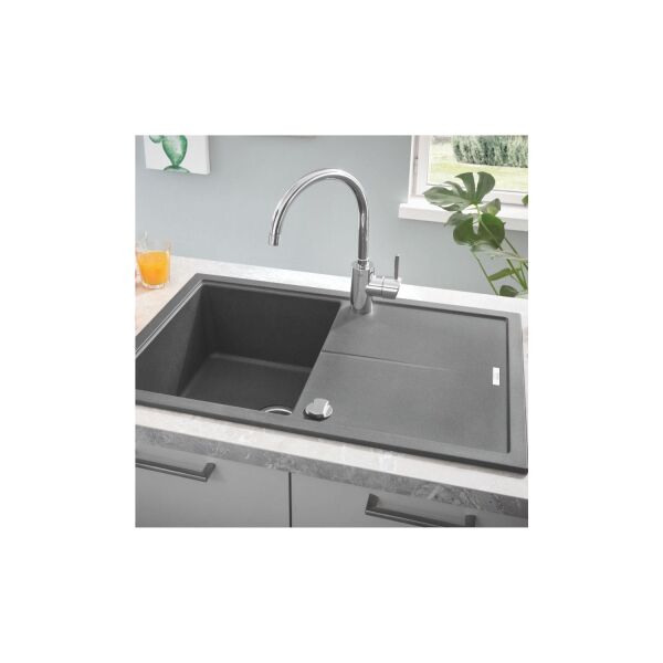 Grohe K500 Kuvars Kompozit Eviye 50 -C 86/50, Granit Gri Rengi - 31644At0
