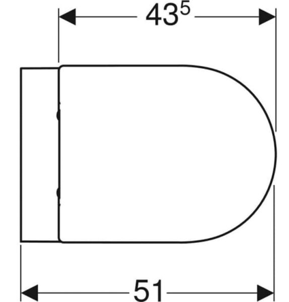 Geberit Acanto Rimfree Asma Klozet ve Kapak Seti - 500.684.00.1