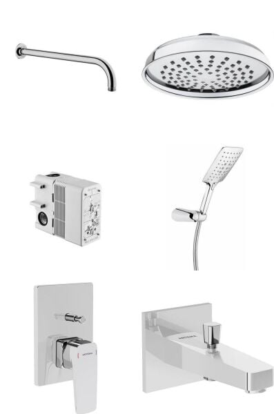 Artema Root Square Ankastre Banyo Seti - A42752SET3