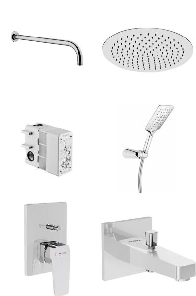 Artema Root Square Ankastre Banyo Seti - A42752SET4