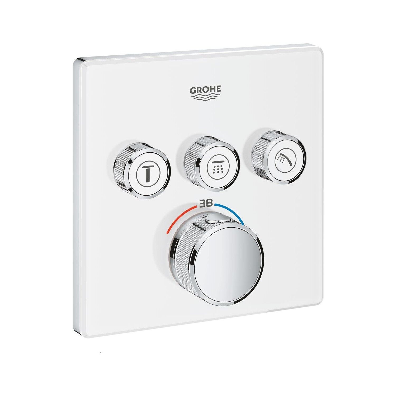 Grohe Grohtherm Smartcontrol Üç Yollu Yön Değiştiricili Ankastre Termostatik Duş Bataryası - 29157LS0