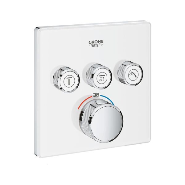 Grohe Grohtherm Smartcontrol Üç Yollu Yön Değiştiricili Ankastre Termostatik Duş Bataryası - 29157LS0