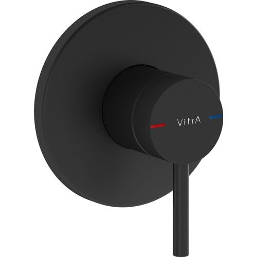 VitrA Origin A4262136 Ankastre Lavabo Bataryası, Duvardan Kontrol, Sıva Üstü, Mat Siyah