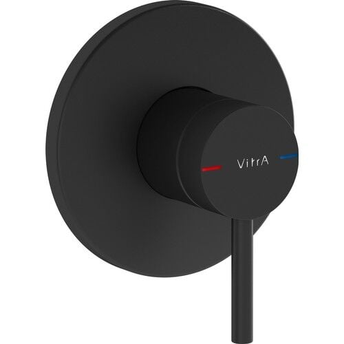 VitrA Origin A4262136 Ankastre Lavabo Bataryası, Duvardan Kontrol, Sıva Üstü, Mat Siyah