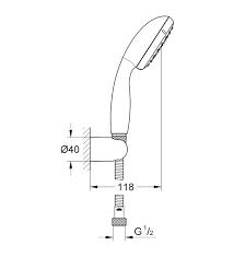 Grohe New Tempesta 100 El Duşu Seti 2 Akışlı 2780310E