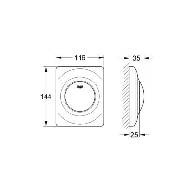 Grohe Surf Kumanda Paneli 38808000