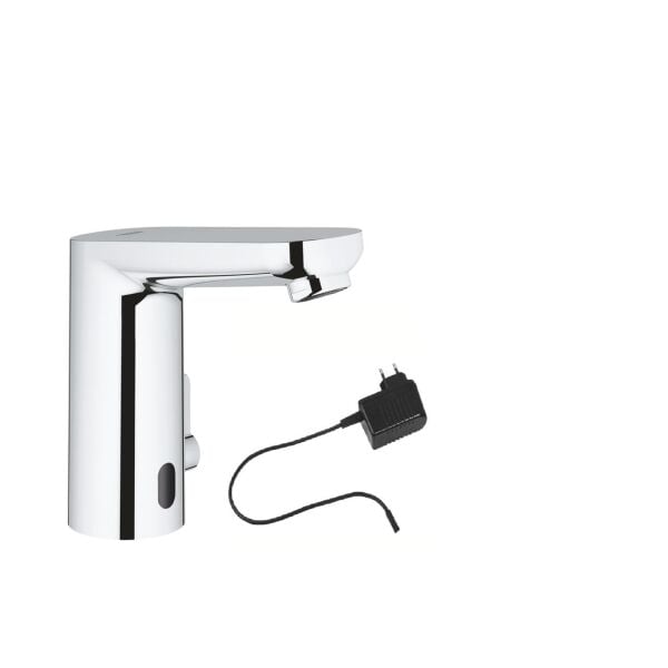 Grohe Eurosmart Cosmopolitan E Fotoselli Lavabo Bataryası, 1/2, Çift Su Girişliayarlanabilir Sıcaklık Sınırlayıcısı - 36325002