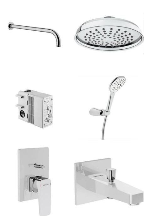 Artema Root Square Ankastre Banyo Seti - A42752SET6