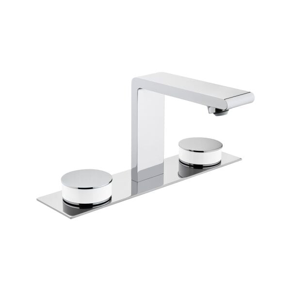 VitrA Memoria A4231557 Lavabo Bataryası Krom Beyaz