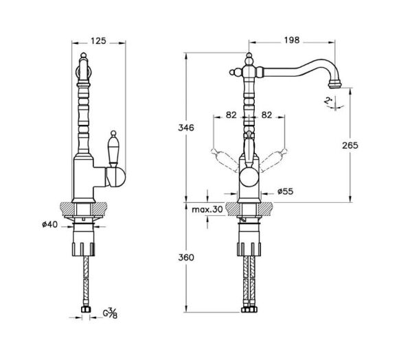 Artema Verona Eviye Bataryası Altın A4215433