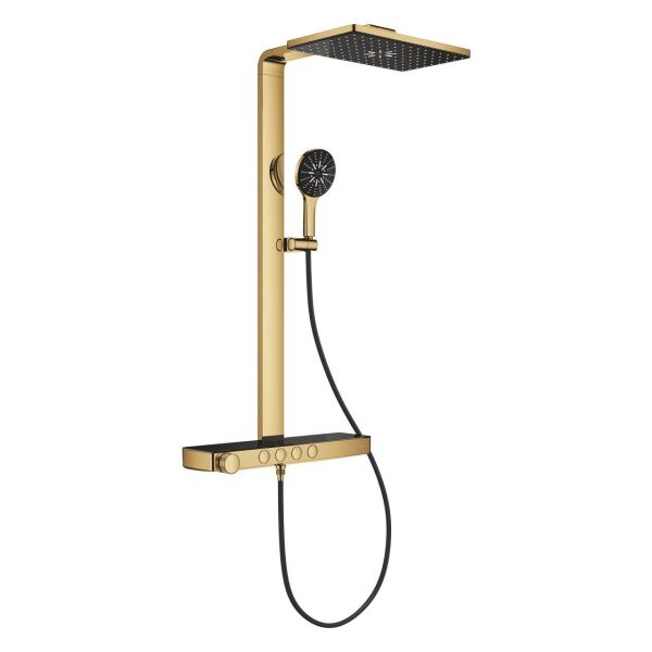 Grohe Rainshower Aqua Pure Duvara Monte Termostatlı Duş Sistemi - 100961GL00