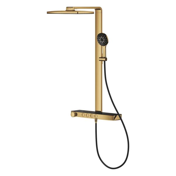 Grohe Rainshower Aqua Pure Duvara Monte Termostatlı Duş Sistemi - 100961GL00