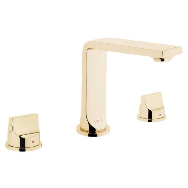 Suit L 3 Delikli Altın Lavabo Bataryası A4250823