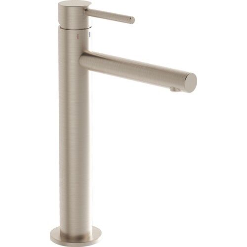 VitrA Origin A4255734 Çanak Lavabo Bataryası Fırçalı Nikel