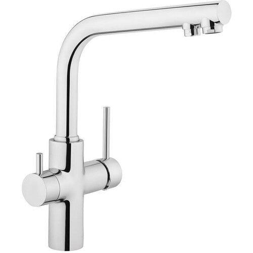 Vitra Split A42144 Dual Flow Krom Eviye Bataryası, Arıtma Çıkışlı - A42144