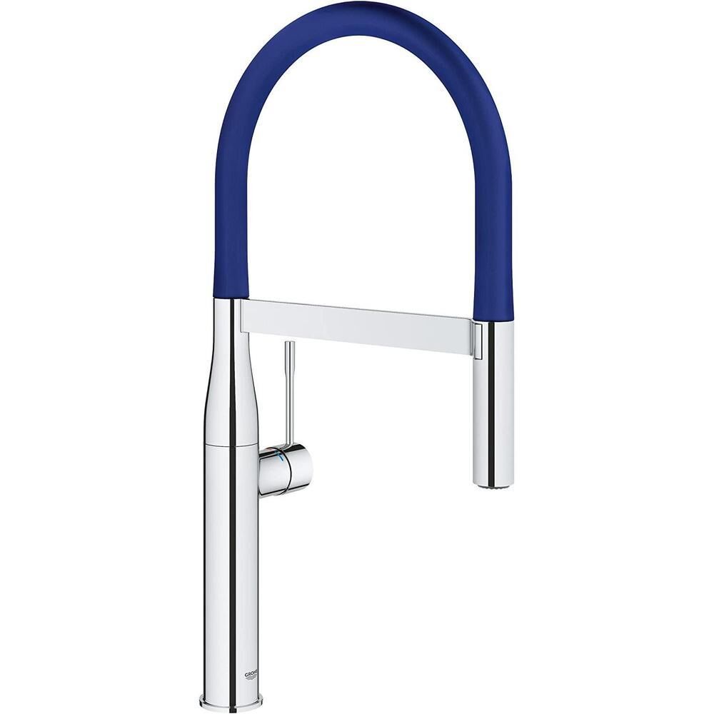 Grohe Essence New Tek Kumandalı Eviye Bataryası Mavi - 124979