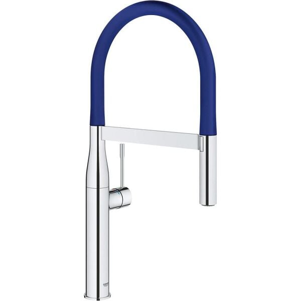 Grohe Essence New Tek Kumandalı Eviye Bataryası Mavi - 124979