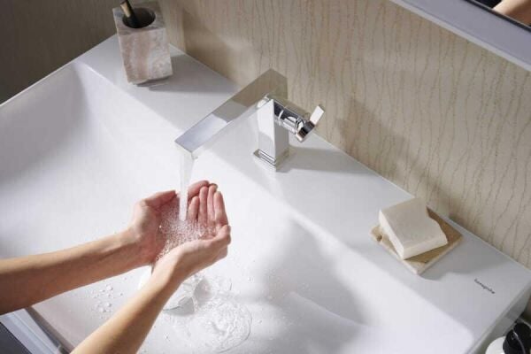 Hansgrohe Tecturis E Tel Kollu Lavabo Bataryası 110 Fine CoolStart