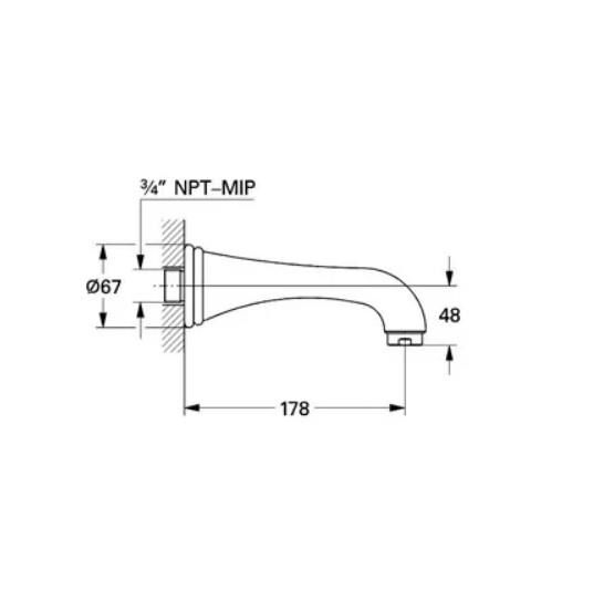 Grohe Sinfonia Çıkış Ucu - 13132000