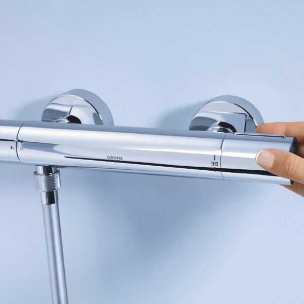 Grohe Grohtherm 1000 Cosmopolitan Termostatik Duş Bataryası - 34065002