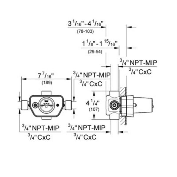 Grohe Grohtherm Termostatik Iç Gövde 3/4’’
