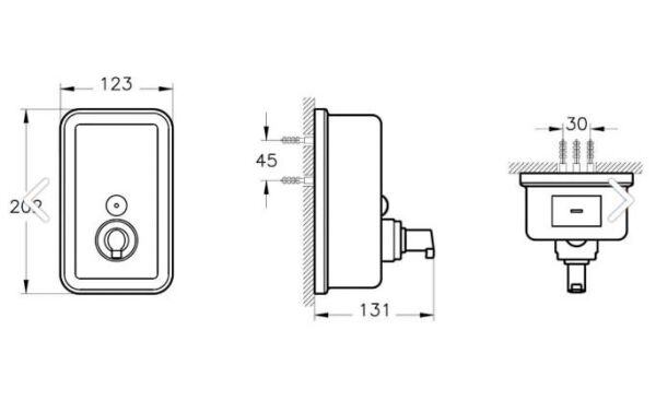 Artema Arkitekta Köpük Dispenseri-Sabunluk A44507