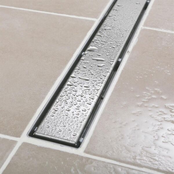 Sukar Line 6 Plain 40 cm Izgaralı Krom Duş Kanalı - 1156-1034000-01