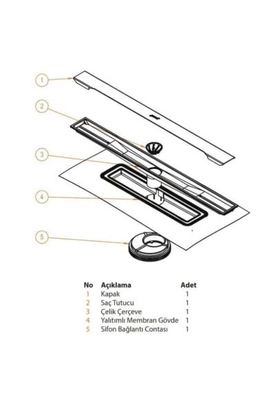 Hüppe Galata A Duş Kanalı 40 cm - 47H0021000000013