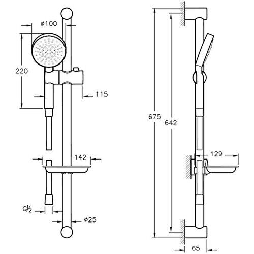 Artema Master 1f Sürgülü El Duşu A45693