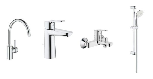 Grohe Bauedge Batarya 4'lü Set - 23758SET