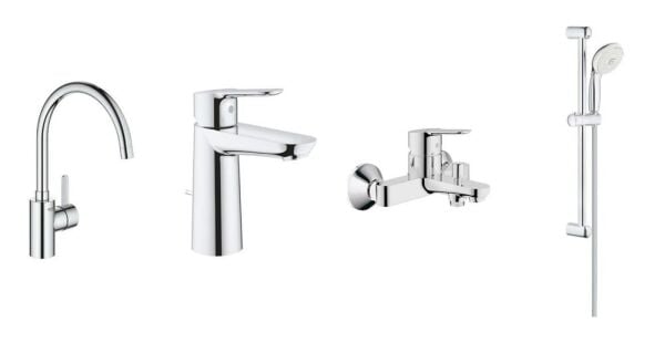 Grohe Bauedge Batarya 4'lü Set - 23758SET