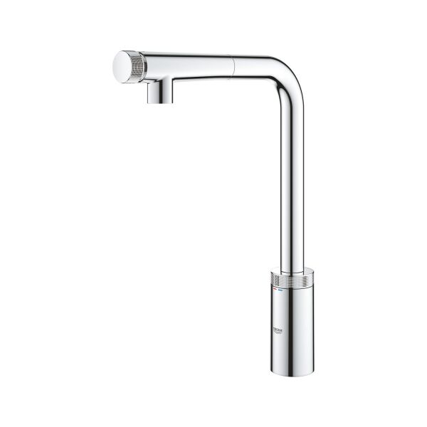 Grohe Eviye Bataryası Spiralli Smartcontrol Minta Krom 31613000