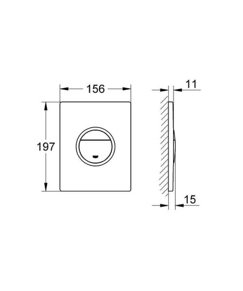 Grohe Nova Cosmopolitan Light Kumanda Paneli (38809000)
