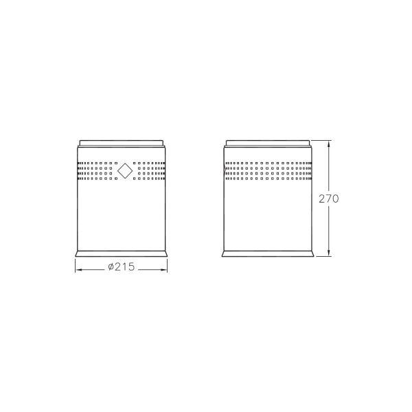 Artema Arkitekta A44066 Çöp Kovası Krom (5 Litre)