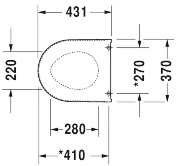 Duravit Starck 3 Yavaş Kapanan Kapak DRV0063890095