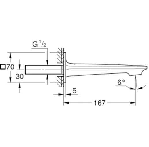 Grohe Allure New Çıkış Ucu - 13264GN1