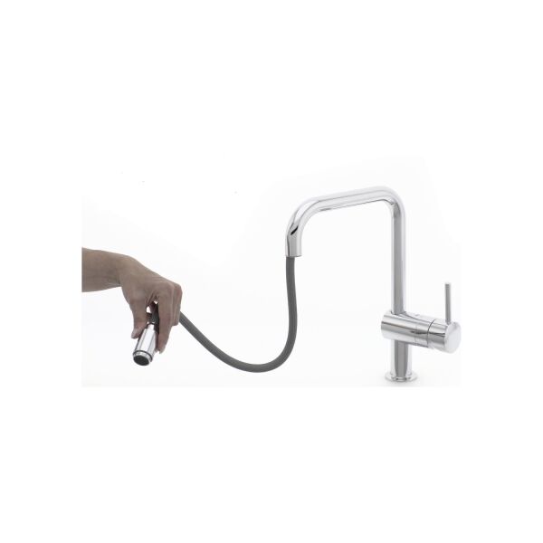 Grohe Eviye Bataryası Spiralli Tek Akışlı Minta Krom - 32067000