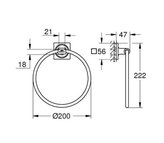 Grohe Allure Halka Havluluk - 40339DL1