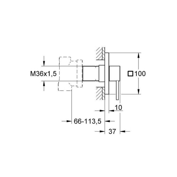 Grohe Allure 5 Yollu Yön Değiştirici - 19590000