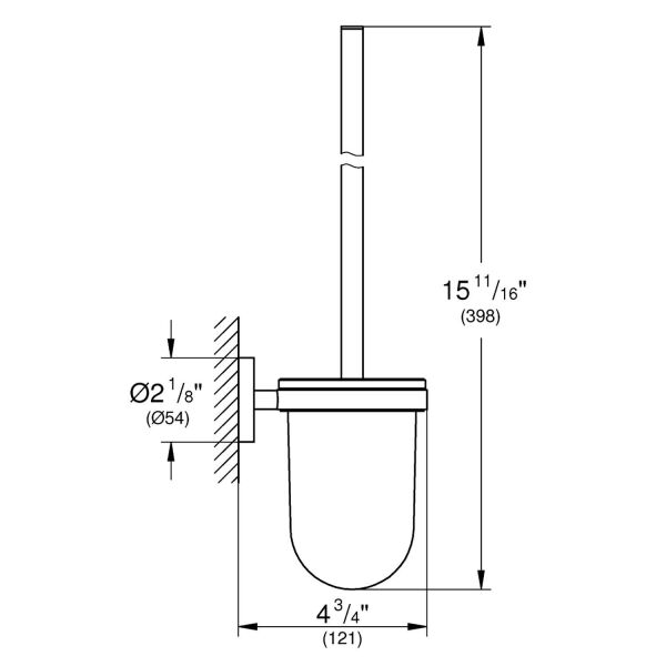 Grohe Essentials Tuvalet Fırçası Seti 40374GN1