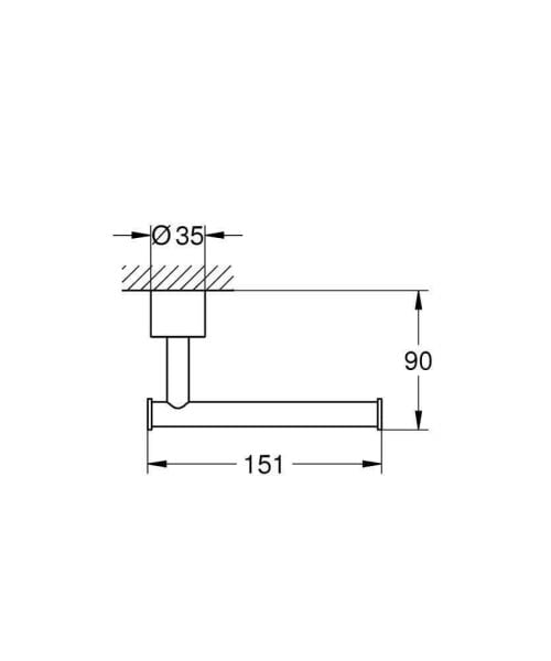 Grohe Atrio Tuvalet Kağıtlığı - 40891AL0