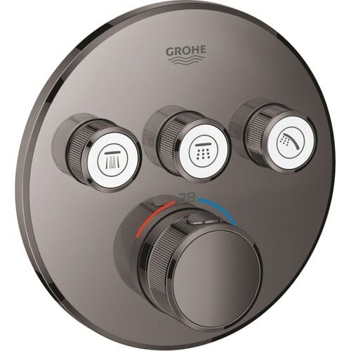 Grohe Grohtherm Smartcontrol Üç Valfli Akış Kontrollü, Ankastre Termostatik Duş Bataryası - 29121A00