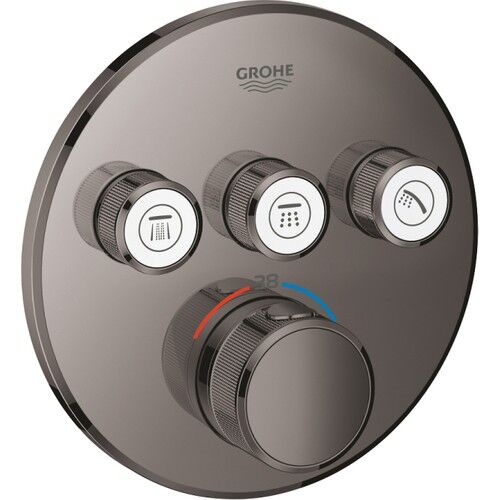 Grohe Grohtherm Smartcontrol Üç Valfli Akış Kontrollü, Ankastre Termostatik Duş Bataryası - 29121A00
