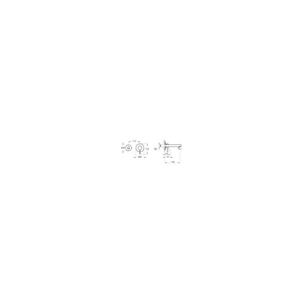 Artema A4258126 Orıgın Ankastre Lavabo Bataryası ,bakır