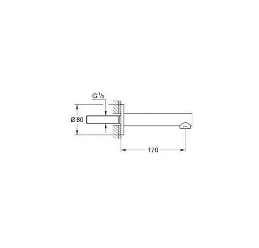 Grohe Concetto Çıkış Ucu - 13280001