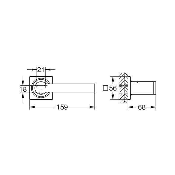 Grohe Allure Tuvalet Kağıtlığı - 40279GN1