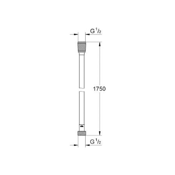 Grohe Relexa Silverfleks Spiral Hortum 175 cm - 28388GN0